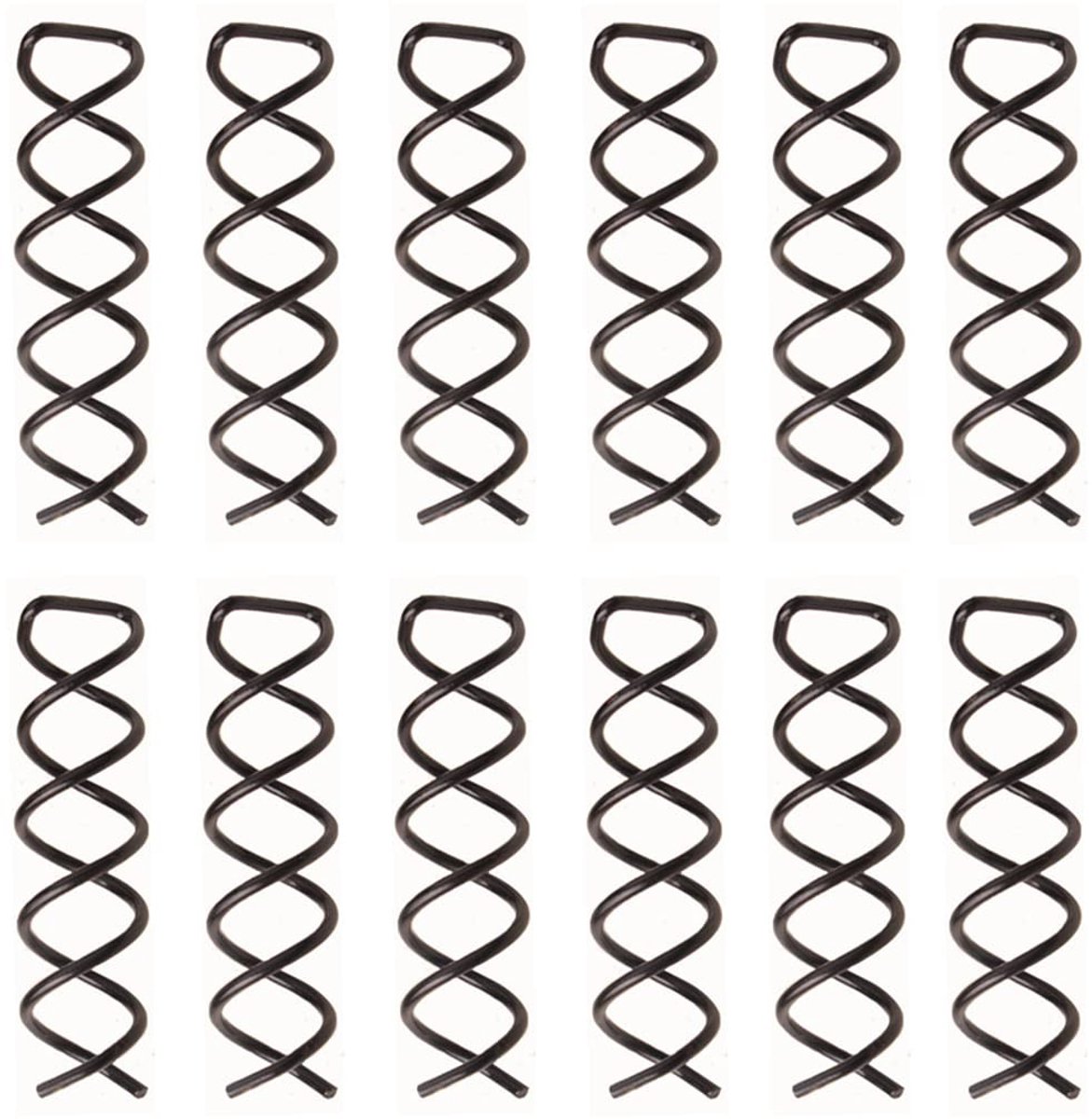 Dailygoods- Haarspeld Spiraalvormig - 20 Pack - Duurzaam Legeringsmetaal - Antislip - Voor DIY Haarstijl - Geschikt voor Lang en Dik Haar - Haarclip