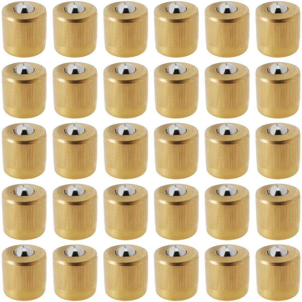 Dailygoods- Olieman 30 Stuks - Messing Olie Nozzle - 8x8.7mm - Vaste-Puntsmering - Voor Machines - Voorkomt Stofdichting - Smering
