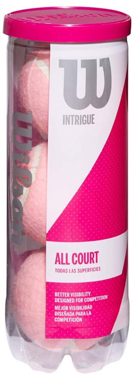 Wilson All Court Tennisballen - Roze - 3 Stuks