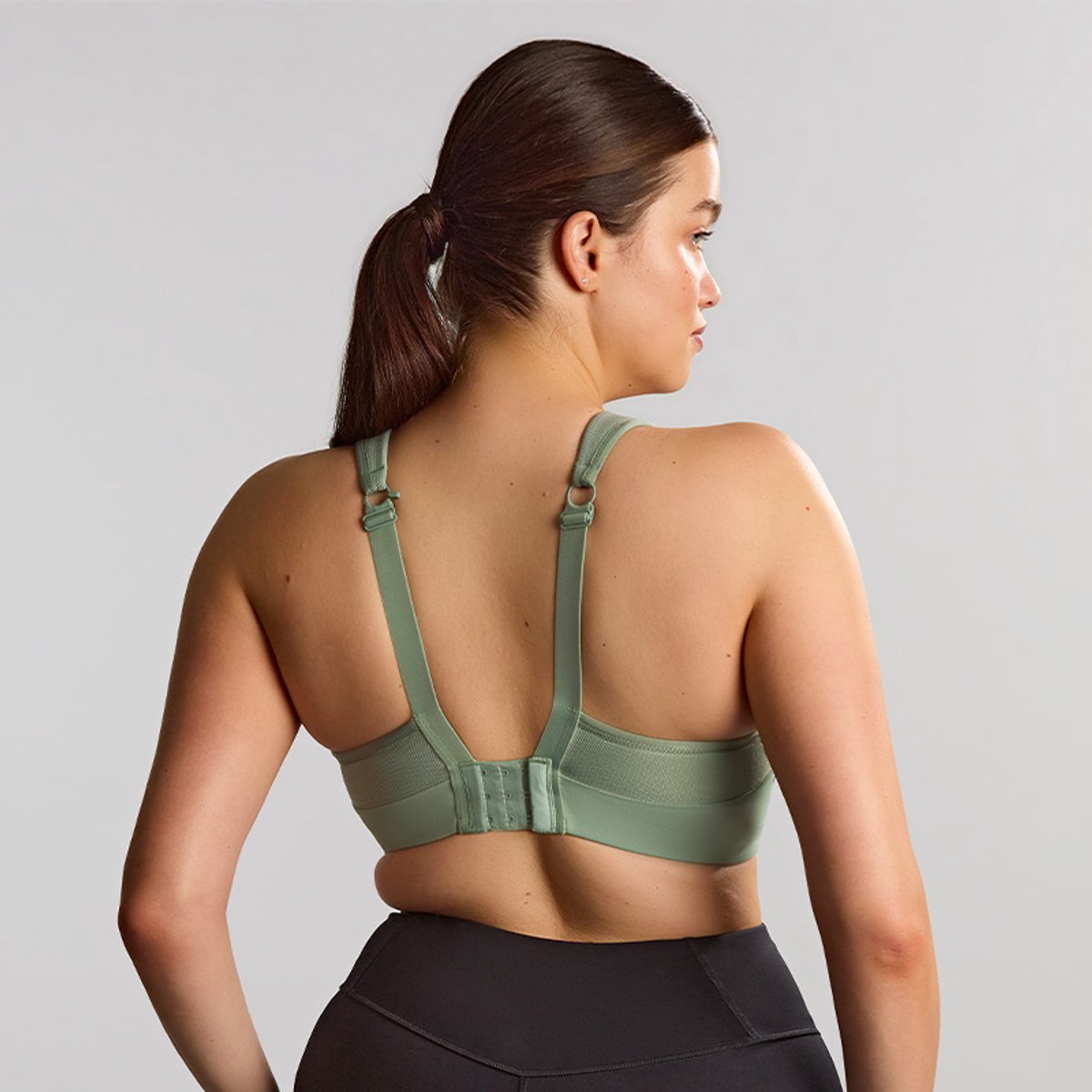 Panache - Sculptresse Thrive Niet Voorgevormde Sport BH - Pale Green - 75F