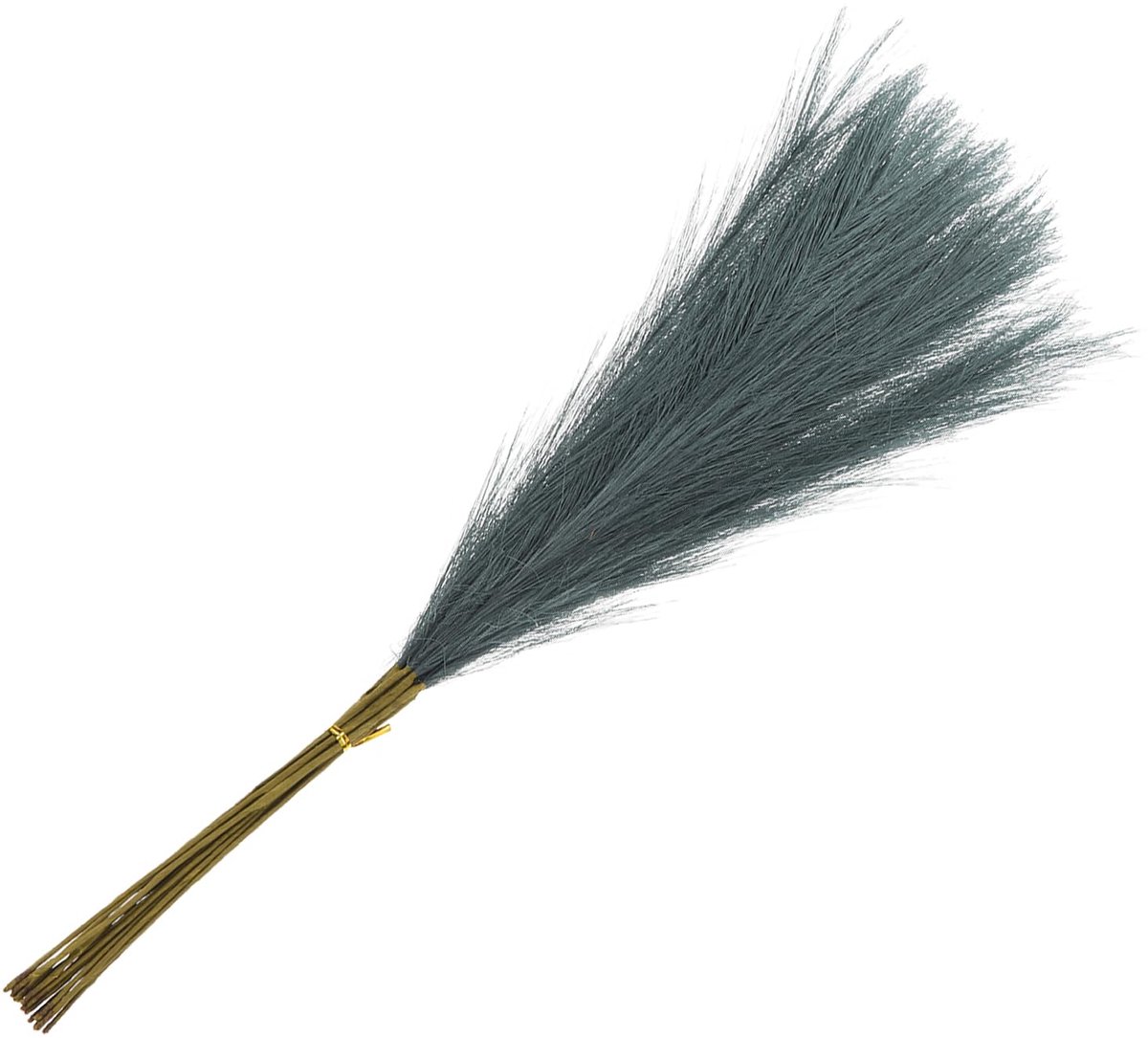 15 stuks faux pampasgras, 55 cm kunstpampasgras, decoratie voor woonkamer, feest, muurvaas, bruiloftsdecoratie, donkergroen