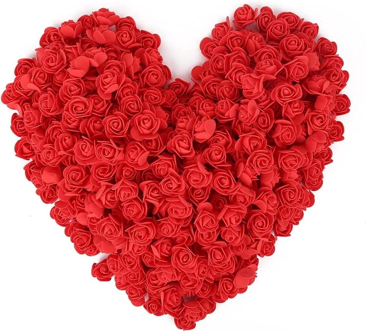 Kunstbloemen om te knutselen, kleine kunstbloemen, mini-kunstrozen, bloemen voor bruiloft, bruid, haarspelden, hoofdbanden, decoratie, accessoires, doe-het-zelf maken, 2,5 cm bloemkoppen