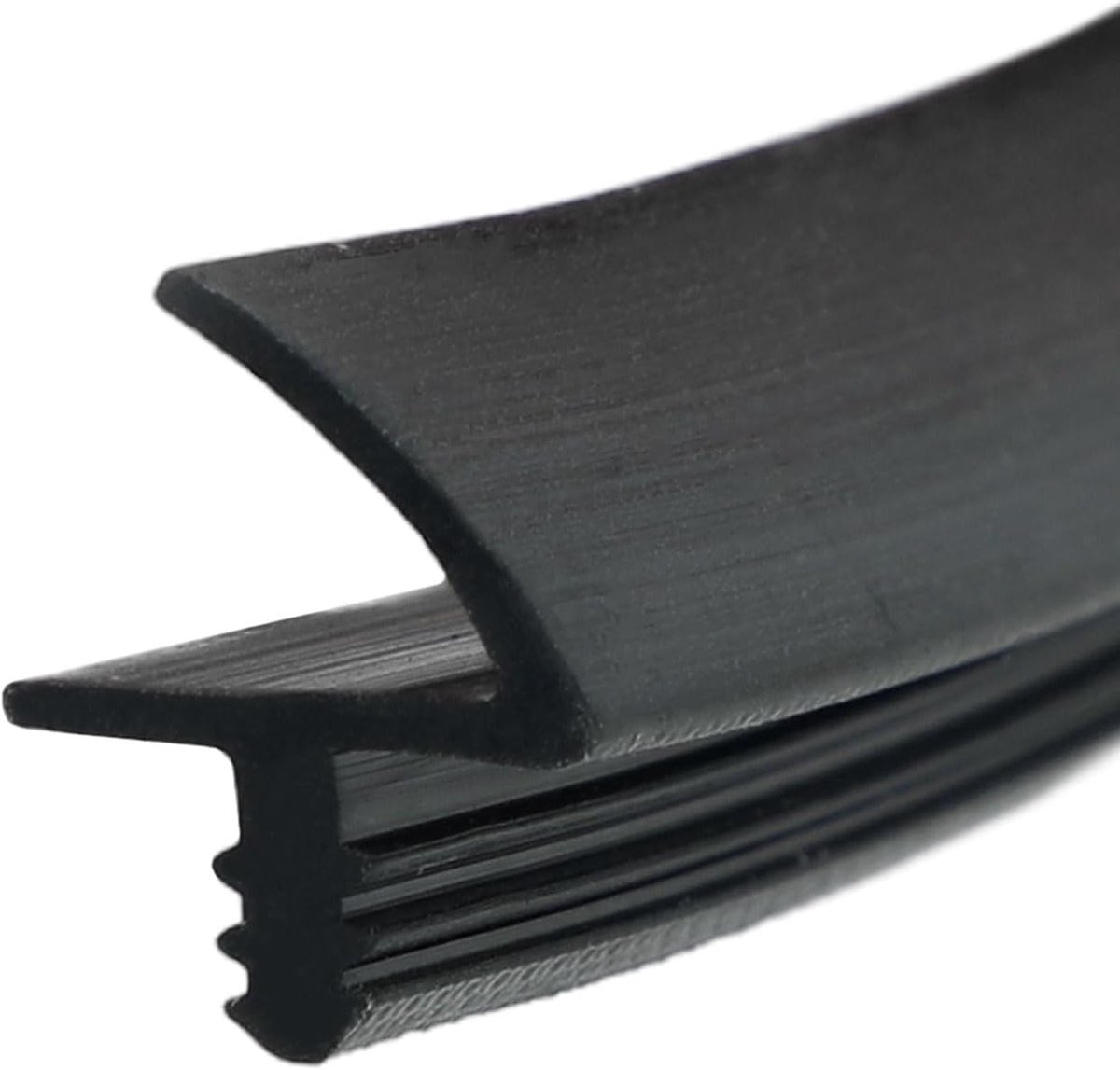 Deurafdichting voor kamerdeuren, rubberen deurafdichting, afdichtingsprofiel voor houten deur, kozijnafdichting, binnendeurafdichting voor geluidsisolatie en botsingspreventie, voor 3,3 mm groef en 11
