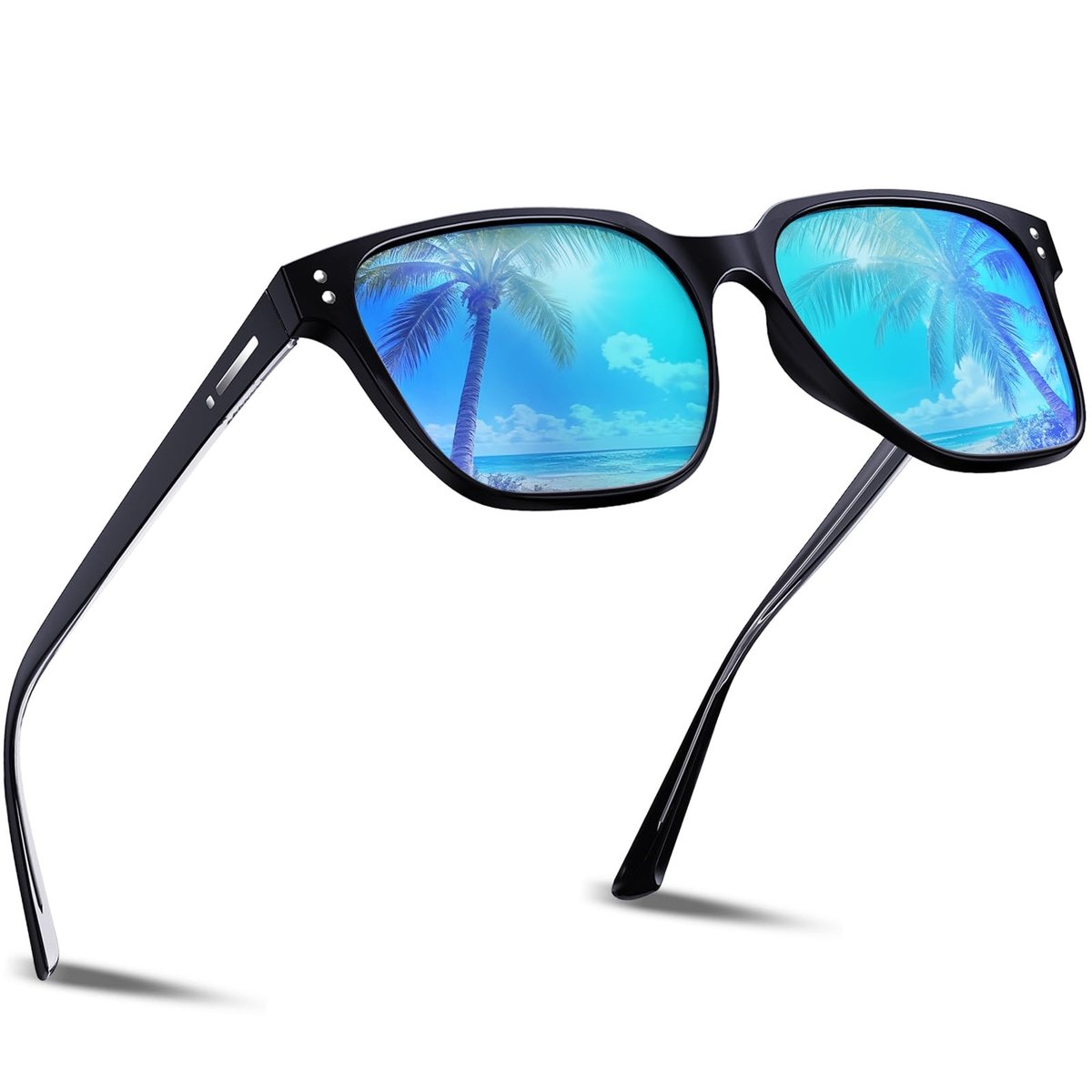 Dailygoods- Zonnebril Heren Gepolariseerd - Retro Vierkante Zonnebril - UV400 Bescherming - Zonnebril Dames - Zonnebril Voor Rijden - Zonnebril Voor Vissen - Zonnebrillen