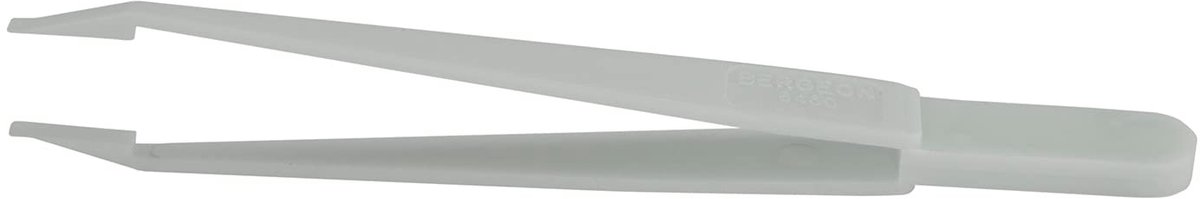 6460 plastic kortangen voor batterijen, pincet met fijne punten, 120 mm
