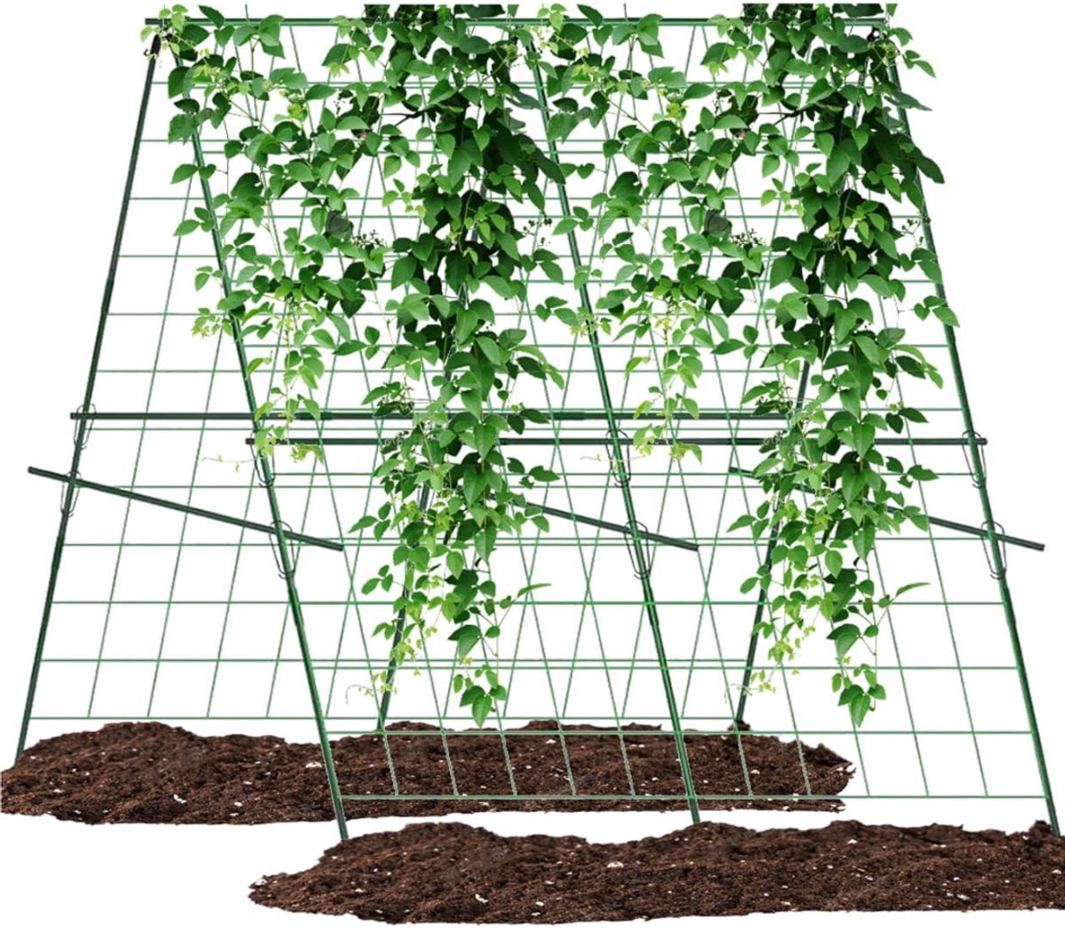 Klimrek Planten - Plantensteunen voor Klimplanten - Wandrek voor Buiten -Groen