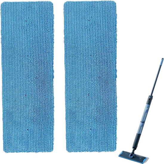 2 tampons de rechange réutilisables pour balai vapeur Philips OneUp 3000 & 5000 Series – accessoires de nettoyage en microfibre lavables