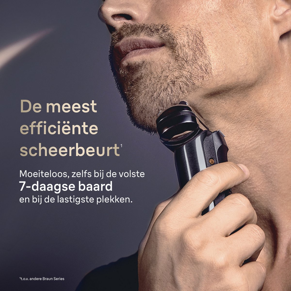 Braun NEVO Elektrisch Scheerapparaat - met AeroTouch-technologie - Smart display - Inclusief 7in1 NEVO Care System - Reisetui met Stroomvoorziening - NEVO17010C - Grafiet - Scheerapparaat voor Mannen thumbnail 4
