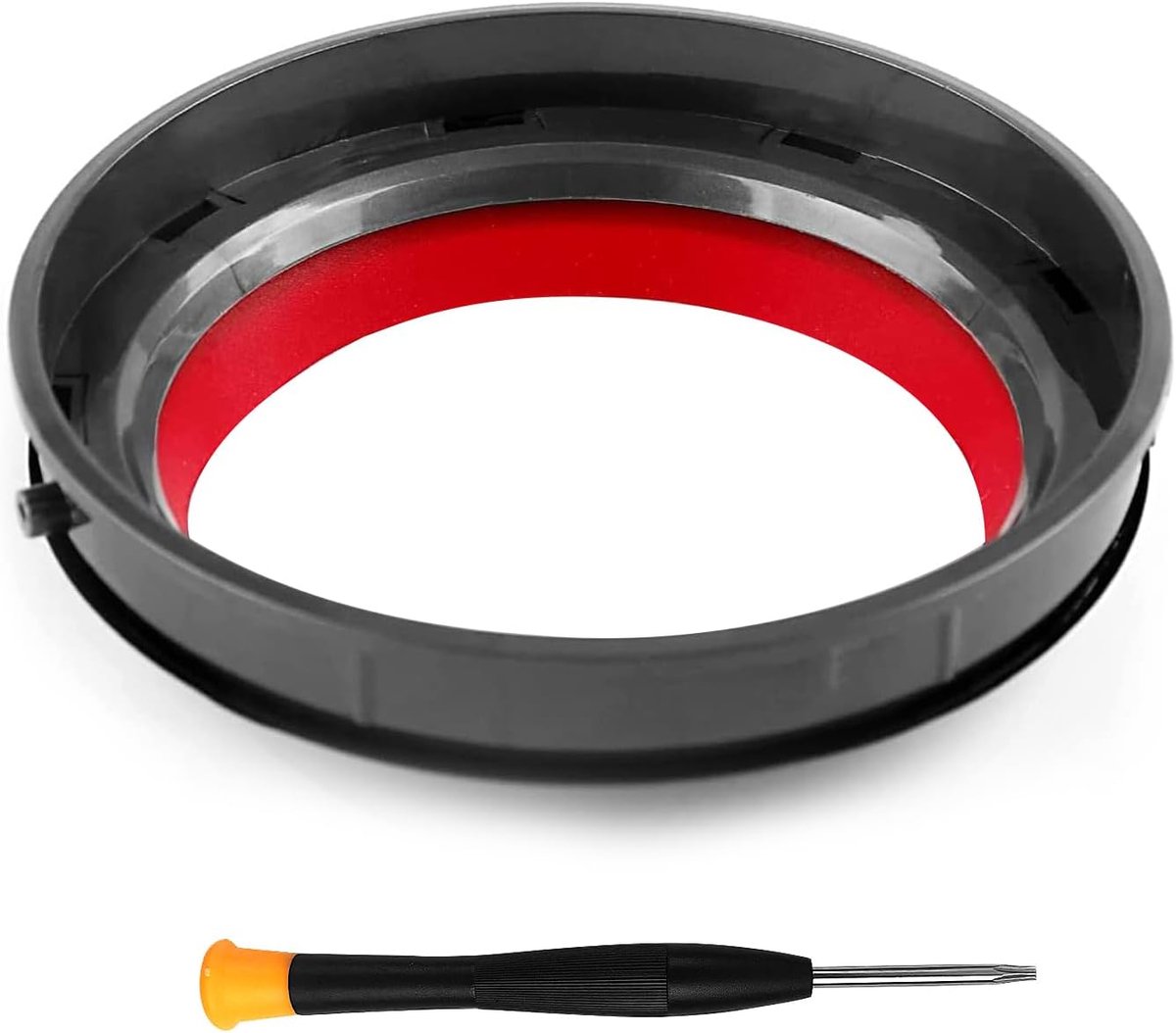 afdichtring Compatibel met Dyson V10, Stofcontainer afdichtringen met schroevendraaier voor Dyson V10/SV12, Dyson stofzuiger vervangende onderdelen (Voor Dyson V10 SV12)