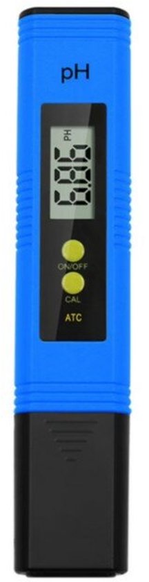 Digitale pH Meter – Water Tester – Inclusief Kalibratiepoeders & Batterijen – Geschikt voor Zwembad, Aquarium, Jacuzzi, Vijver, Hydroponics en Drinkwater