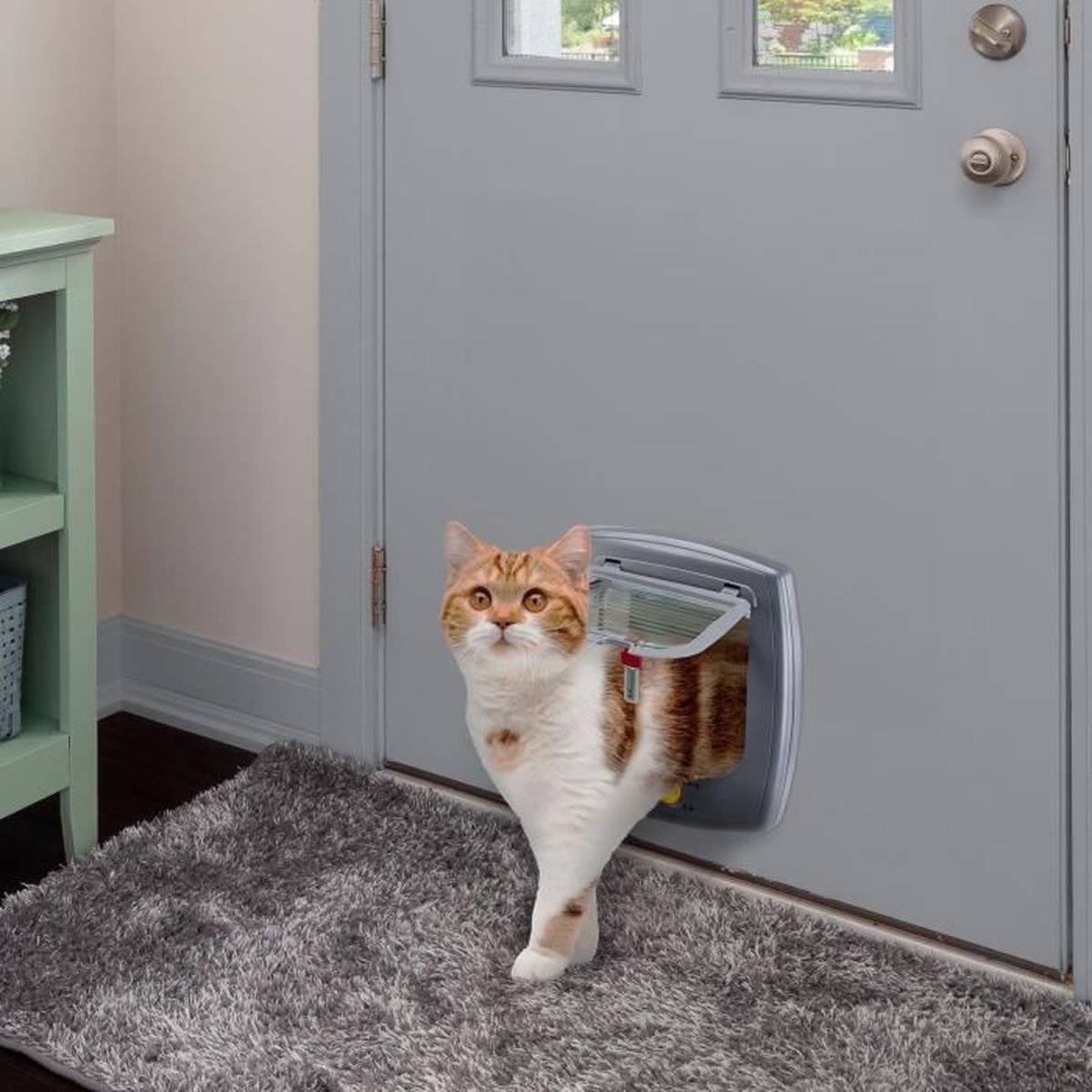 Ferplast Kattenluik Swing - Kattenluik - 22.5x16.2x25.2 cm Grijs thumbnail 2