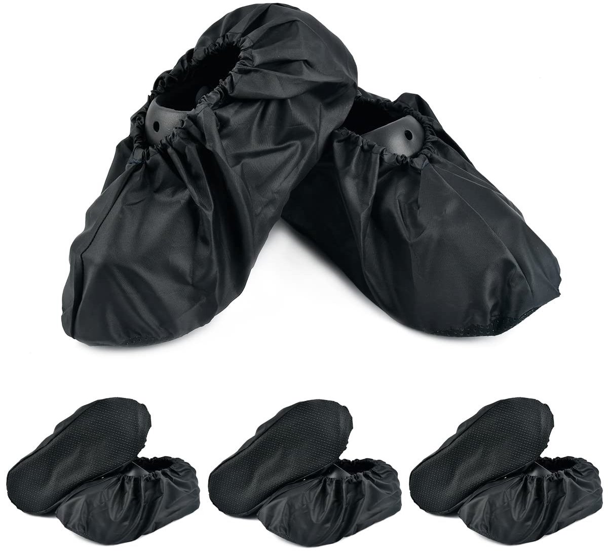 Dailygoods- Schoenhoezen Waterdicht - Antislip - Herbruikbaar - 4 Paar - Oxford-Stof - Geschikt voor Thuis en Werkplaats - Overschoenen