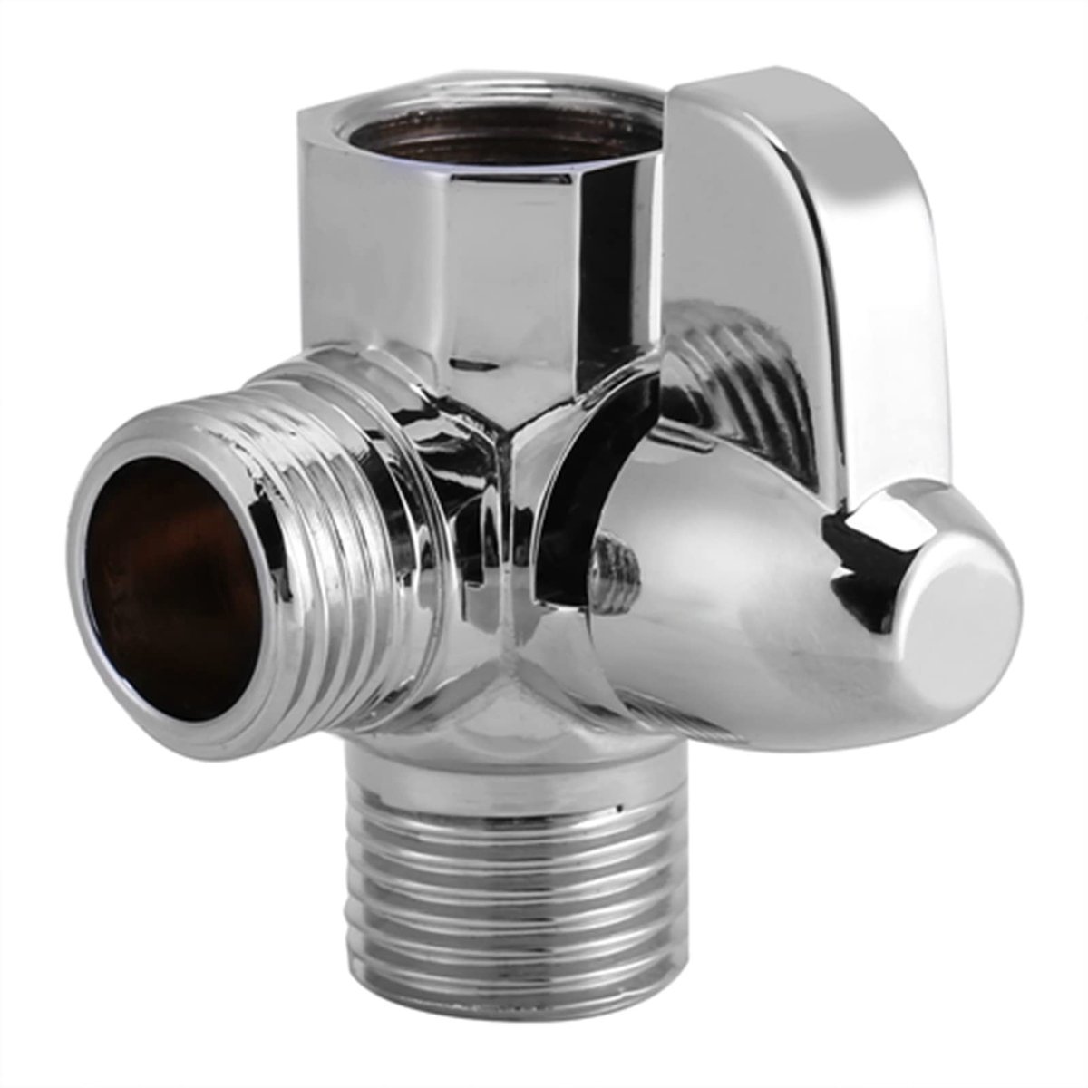 Dailygoods - 3-weg omschakelklep - Douche-adapter - Hoogwaardige kunststof - Reserveonderdeel - Eenvoudige installatie - Geschikt voor douchesystemen