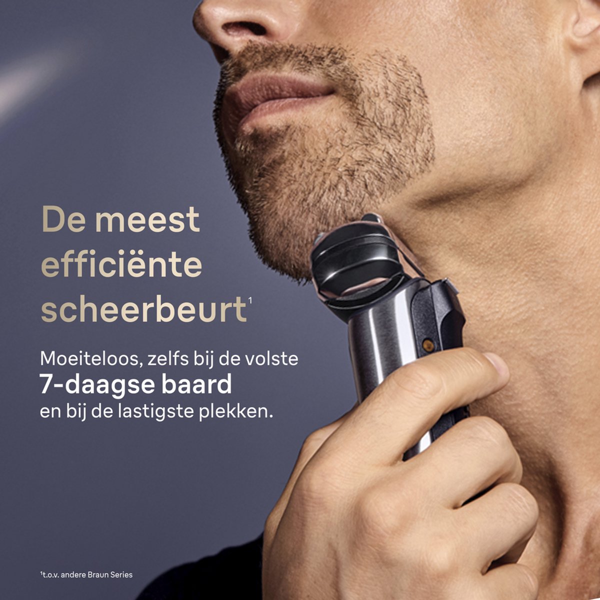 Braun NEVO Elektrisch Scheerapparaat - met AeroTouch-technologie - Smart display - Inclusief 7in1 NEVO Care System - Reisetui - NEVO15000C - Zilver - Scheerapparaat voor Mannen thumbnail 3