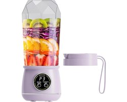 550 ml draagbare elektrische sapbeker, oplaadbare mini fruitmixer voor thuis, 3 instelbare snelheden