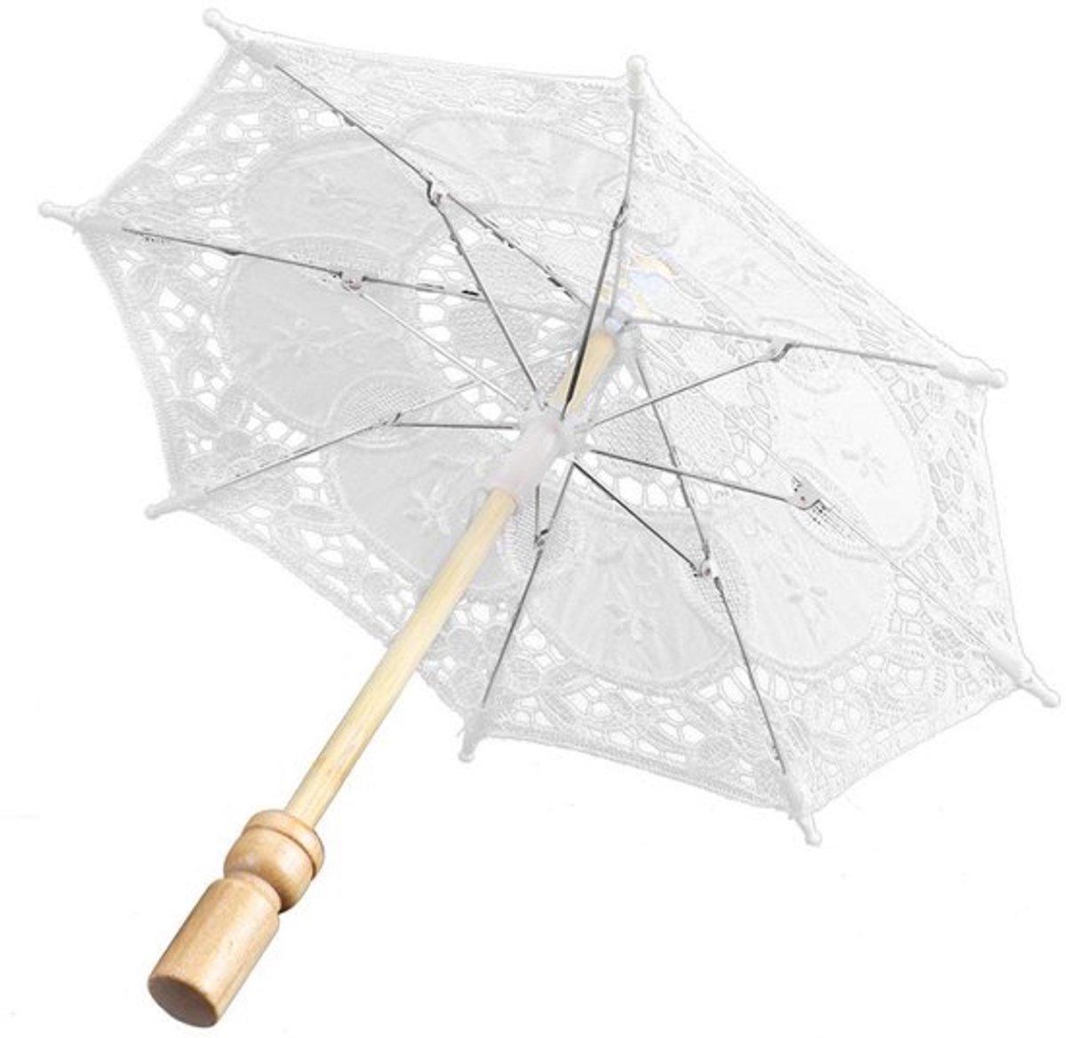 Store_8 - Kant Parasol - Vintage Bruiloft Paraplu - Handmatige