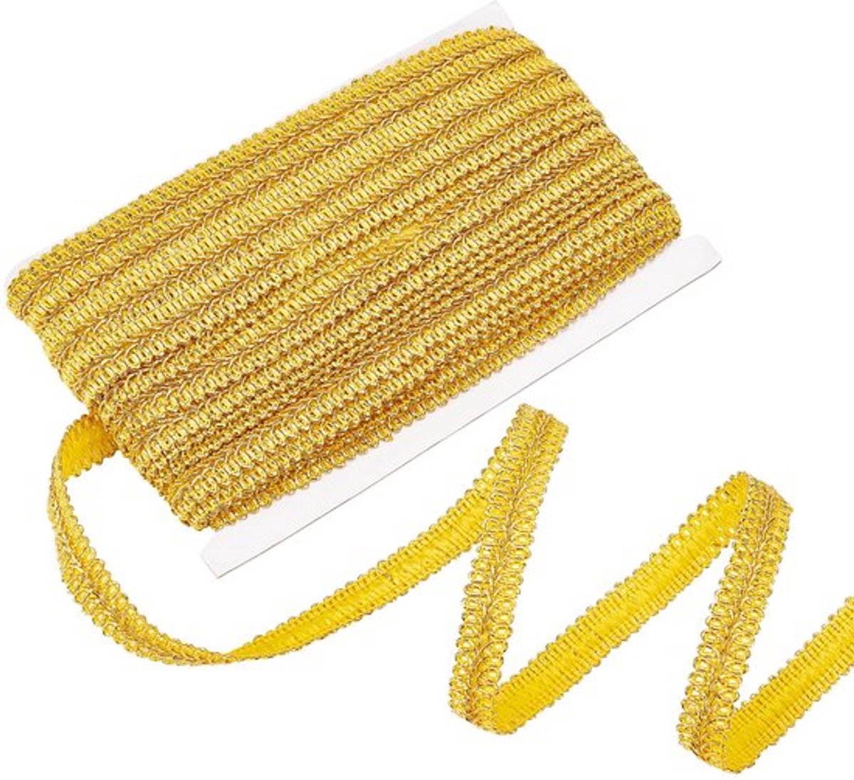 VT Goods - Decoratieve Gimp Trim - Polyester Vlecht Lint - Goud
