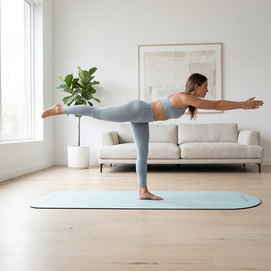 NEOLYMP Pilates- en gymmat van PU met antislip rubberen onderkant voor elke vloer van NEOLYMP — afbeelding 4