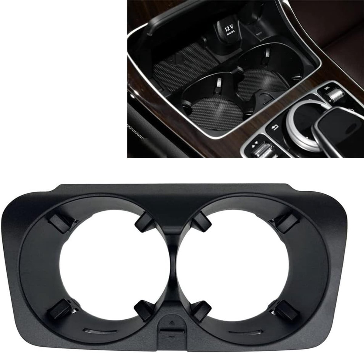 bekerhouder W205, A2056800691 middenconsole, reservebekerhouder W213 voor M-ercedes C-klasse W205 / E-klasse W213 / GLC-klasse W253 / V-klasse W447