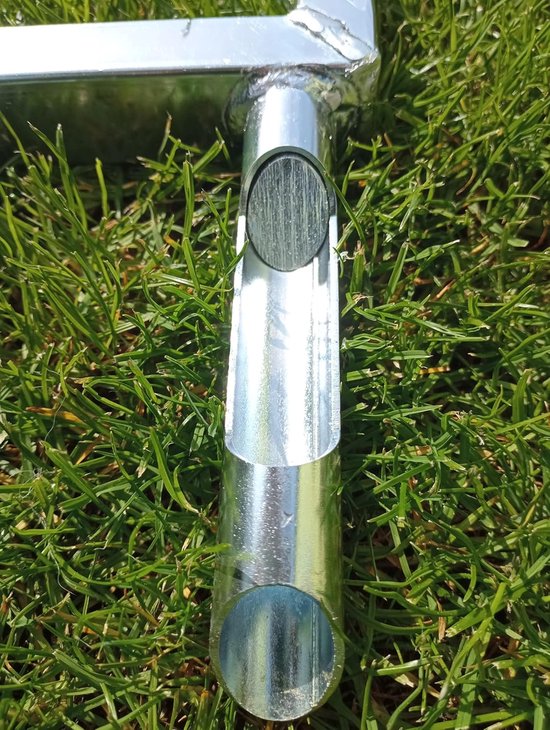 Tuinvork Aerificeerder - Gazonbeluchter Vork - Gazon Verzorging - Verzinkt Staal - 107 cm Lengte - Zilver — afbeelding 4