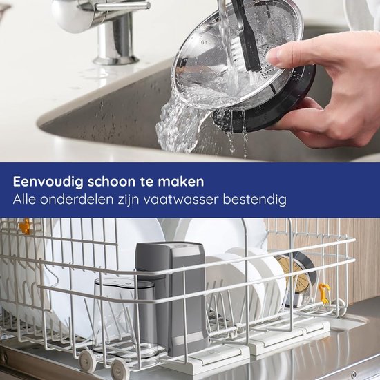 Slowjuicer met Extra Grote Vulopening - 1200 Watt - Voor Fruit & Groenten — afbeelding 2