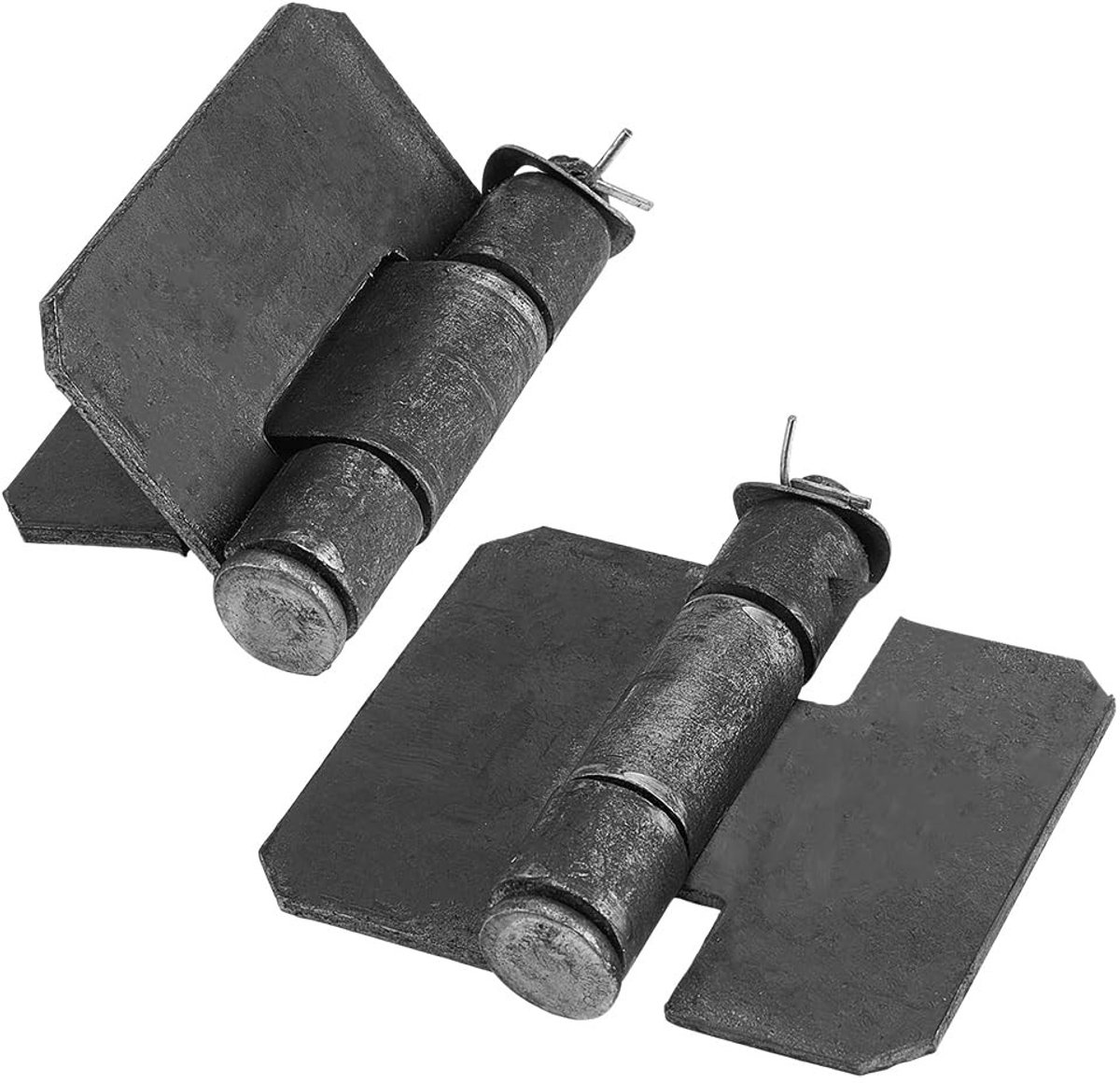 Dailygoods - Heavy Duty Lasbare Scharnieren - Zwart Massief Ijzer voor Zware Toepassingen