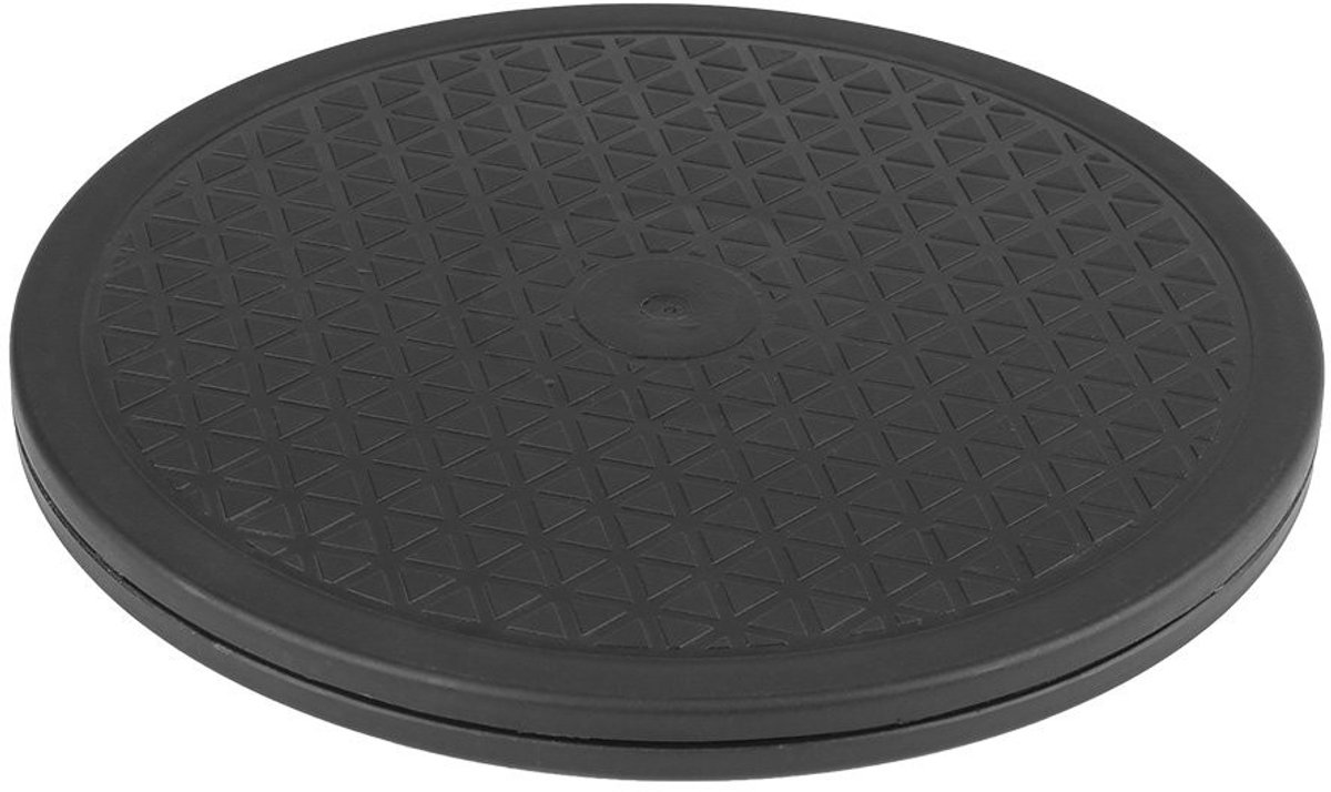 Dailygoods- Draaitafel 360 Graden - Roterend Platform - Antislip - Krasvrij - Hoogwaardig Rubber - 10 Inch Diameter - Draaiplateau
