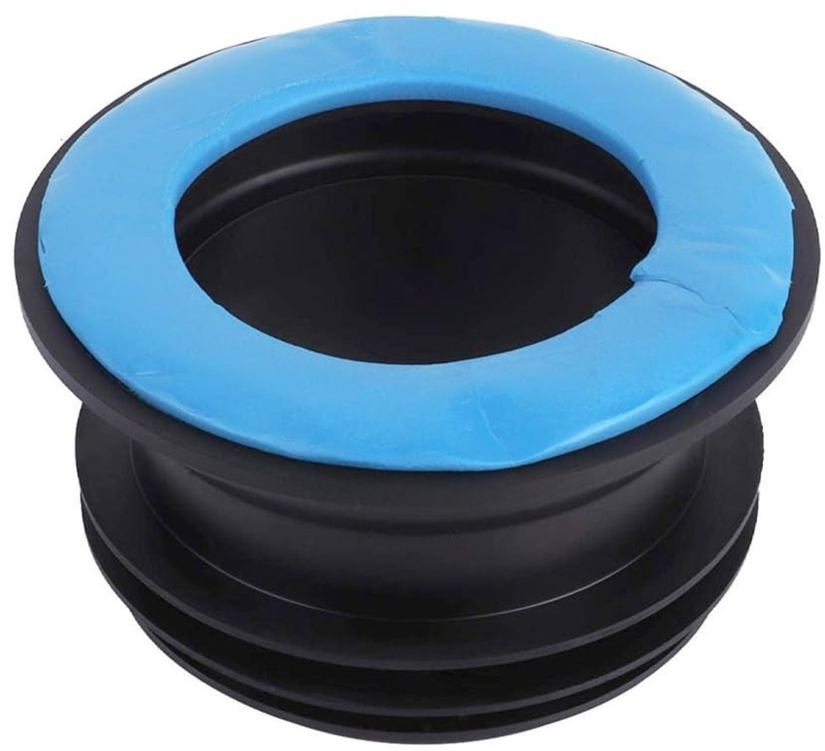 Dailygoods- Toiletafdichtring Dikke Geurbestendige Flenspakking - Universele Rubber - Flexibel en Duurzaam - Voor 100-110 mm Afvoerbuizen - Eenvoudige Installatie - Afvoerpakking