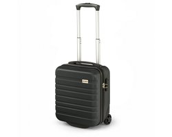 Princess Traveller Singapore - Underseater - Handbagage koffer - Pitch Black - 40 × 30 × 20cm - 20 liter - Lichtgewicht reiskoffer