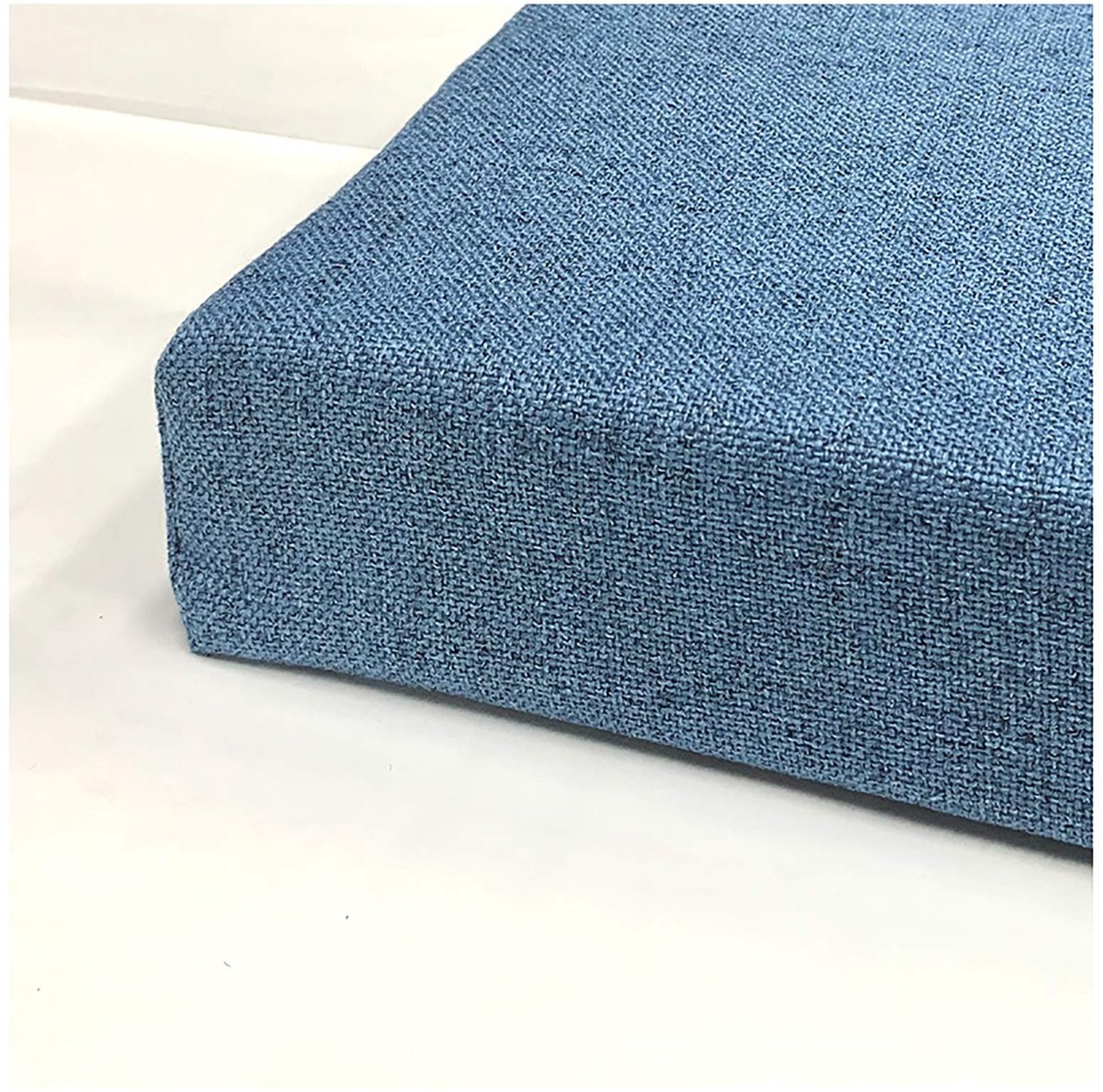 wangk Zitkussen Luxe Tuin Bank Kussen 3 Zits, Verwijderbare Sneldrogende Bank Kussen Cover Dikke Bench Pad Mat Zitkussen Tuin Bench Kussen-Blauw 100 * 40 * 15cm (39 * 16 * 6in)