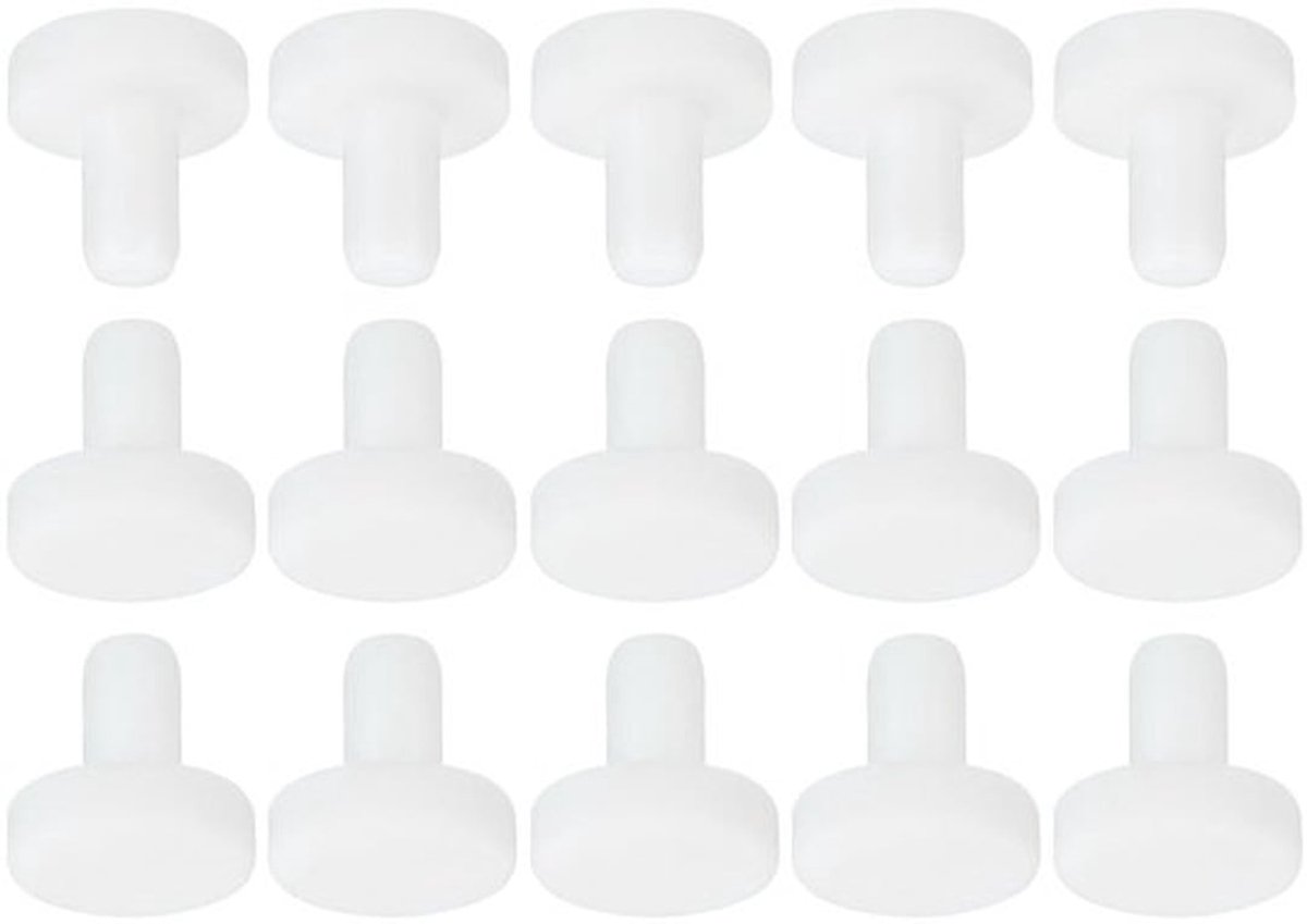 15 Stuks Siliconen Rubber Stopper voor 3.5-4mm Gat