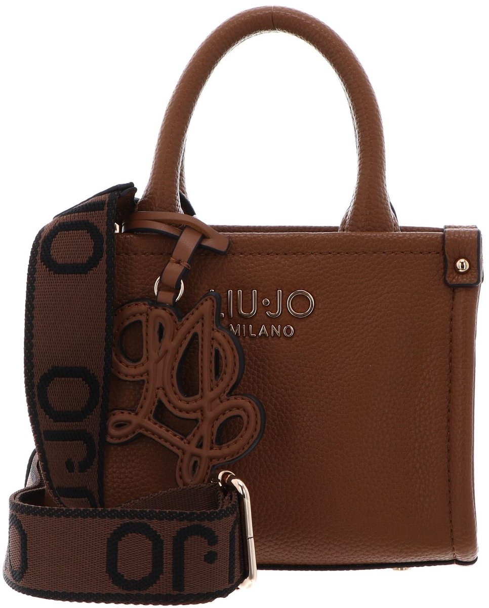 LIU JO handtas schoudertas Ridhi Tote Bag Suede bruine