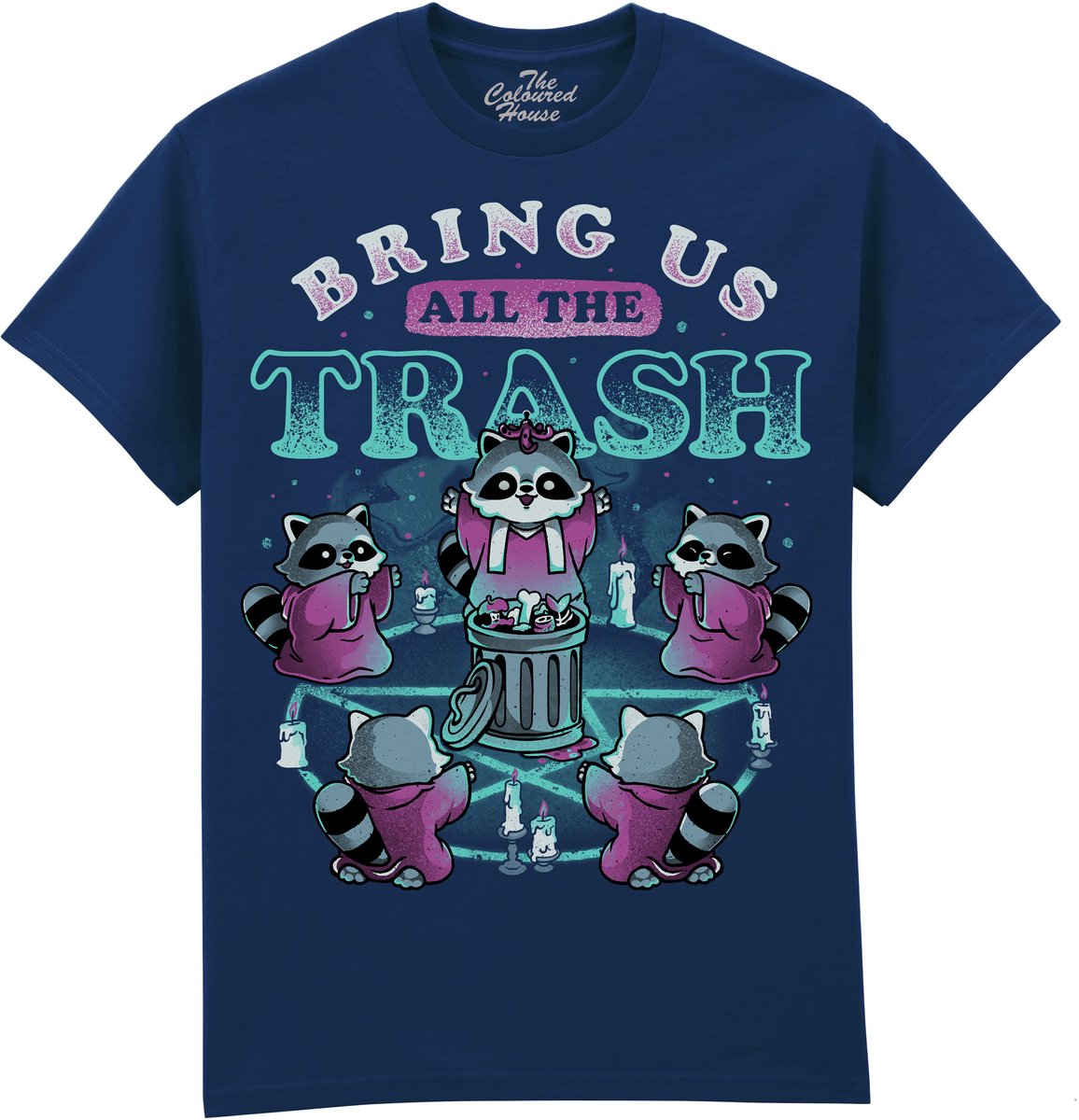 Wasbeer Bring Us All The Trash The Coloured House T-shirt XL