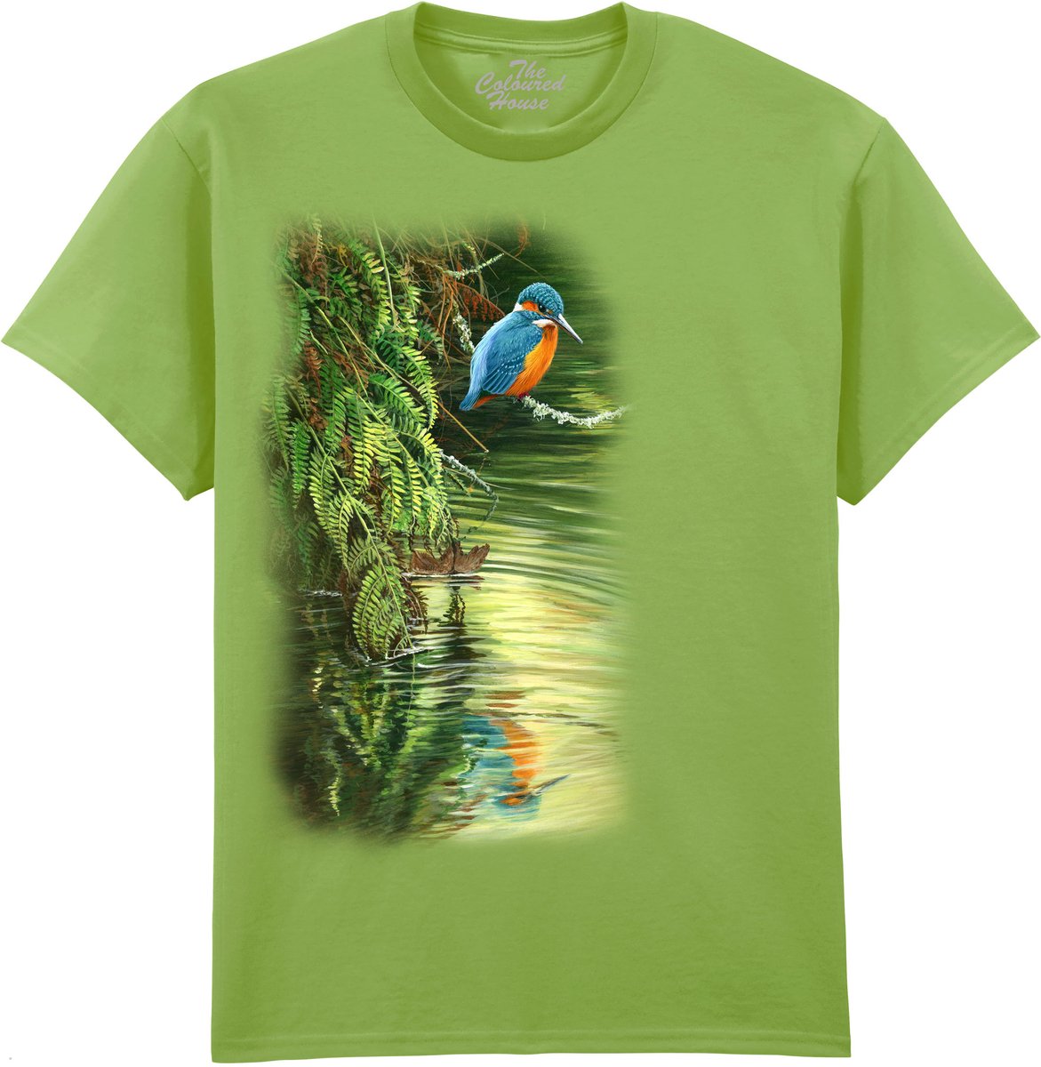 IJsvogel Kingfisher Reflection The Coloured House T-shirt S