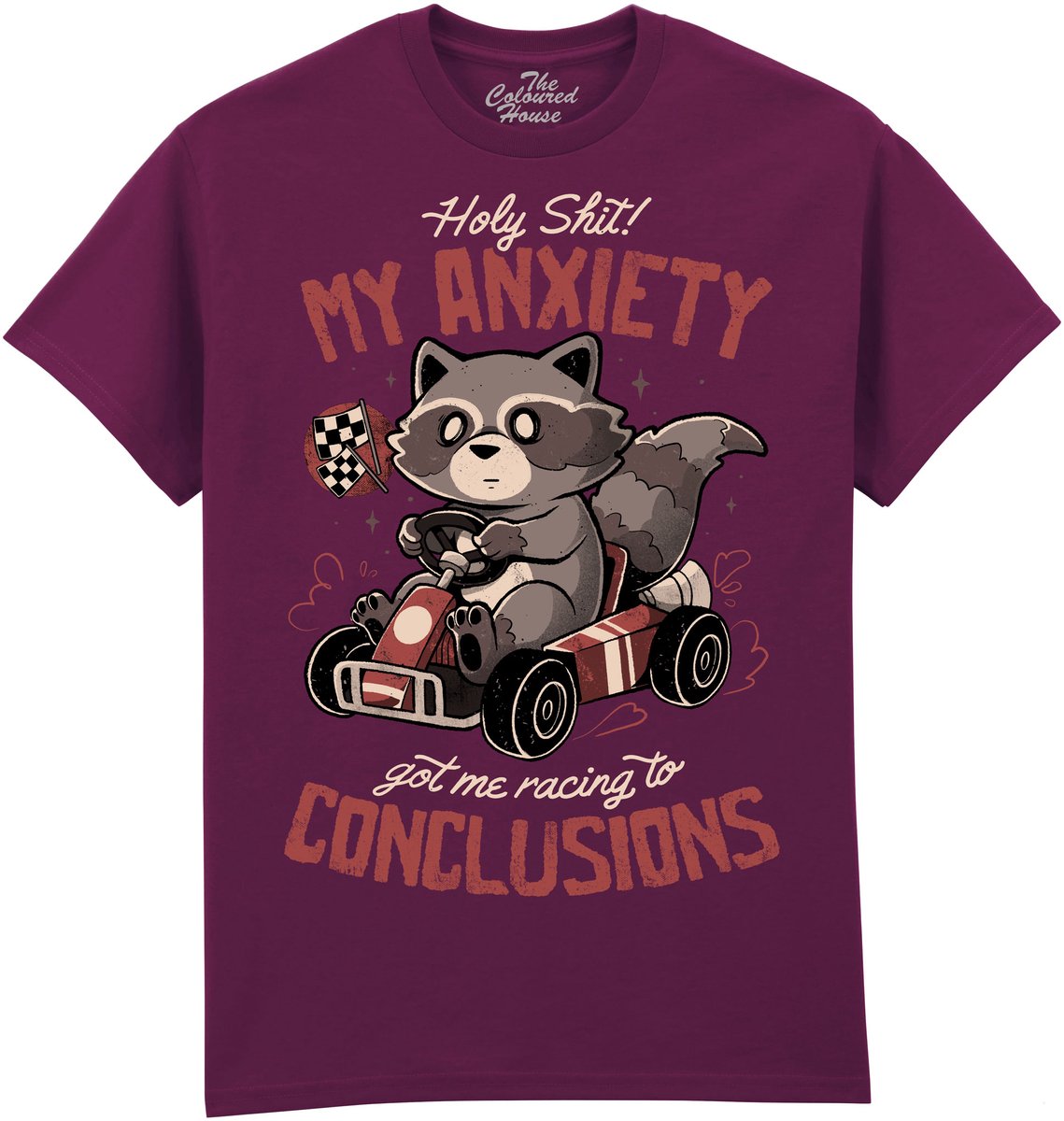 Racing To Conclusions The Coloured House T-shirt XL