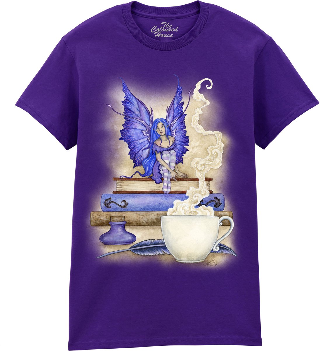 Blue Bookworm The Coloured House T-shirt 3XL