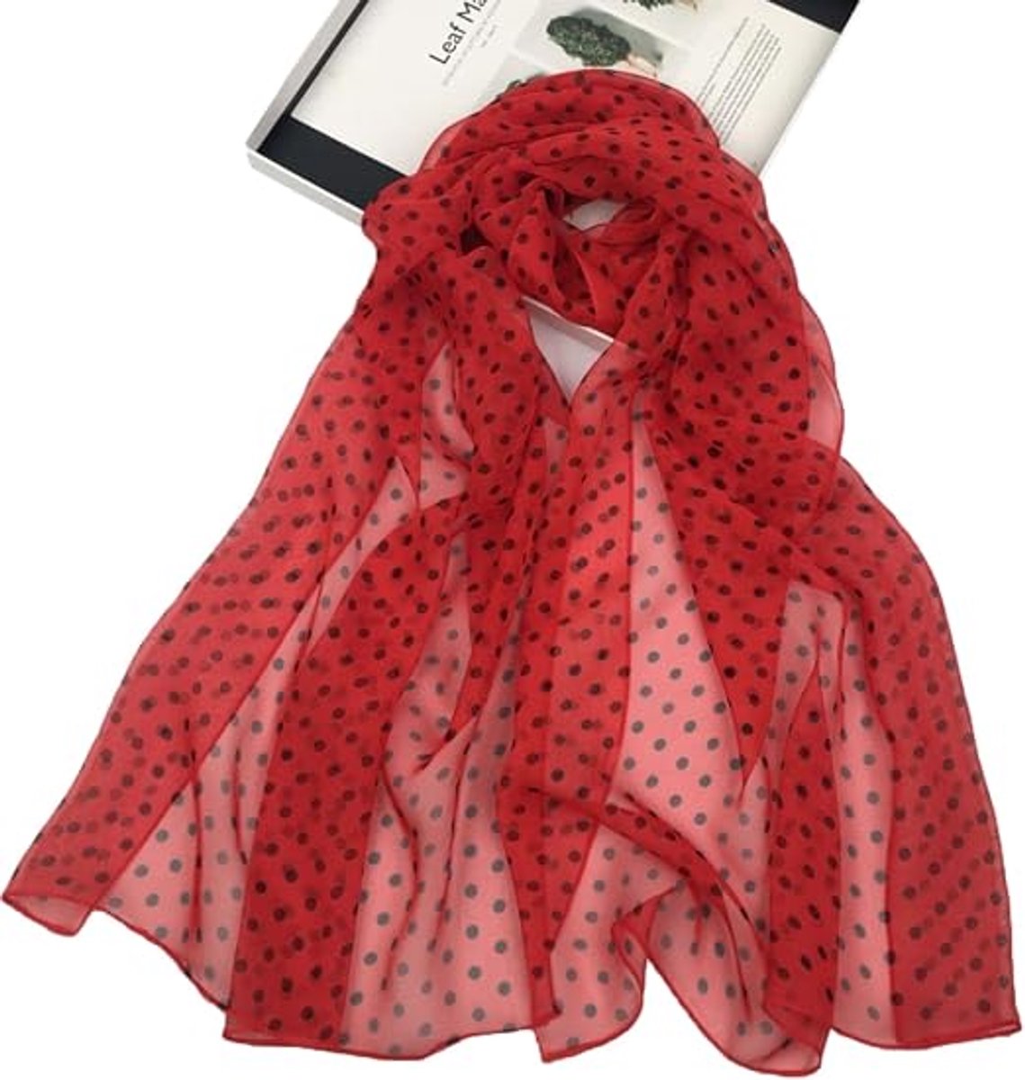 Lange chiffon sjaal voor dames