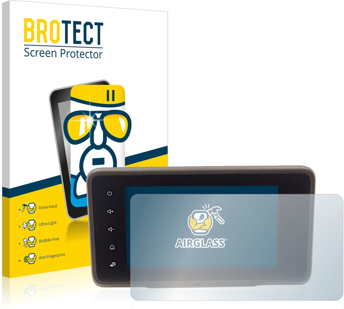 Screenprotector voor Dacia Duster 2 MediaDisplay Beschermglas transparant