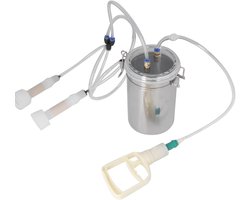 Handmatige Melkmachine 2000ml - Eenvoudig Melken, Efficiënte Koeienmelker, Draagbare Melkset voor Boerderij en Melkproductie