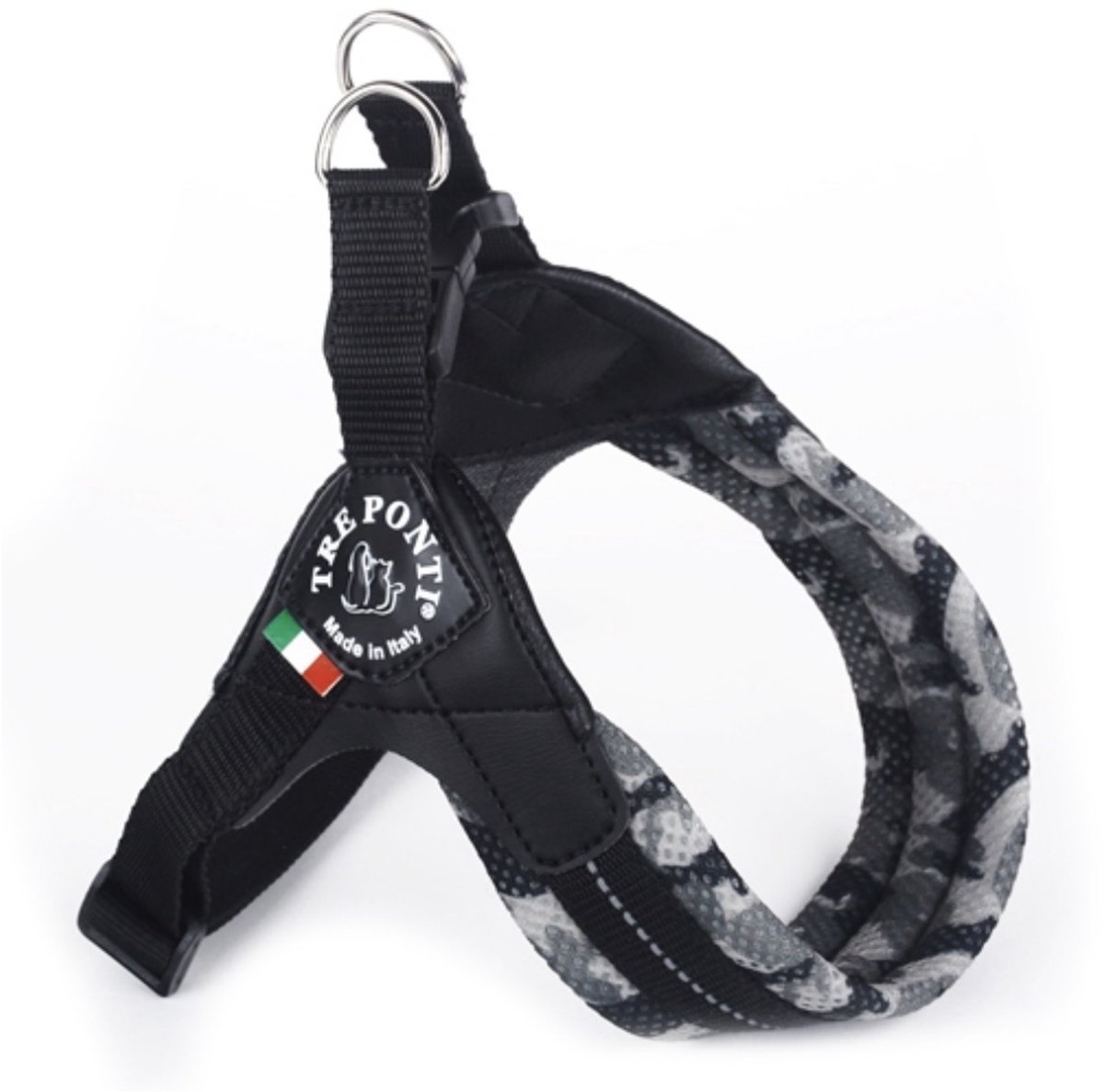 Tre Ponti - Fibbia Mesh - Camouflage - Hondentuigje - Verstelbaar - 47-53 Cm Tot 9 Kilo
