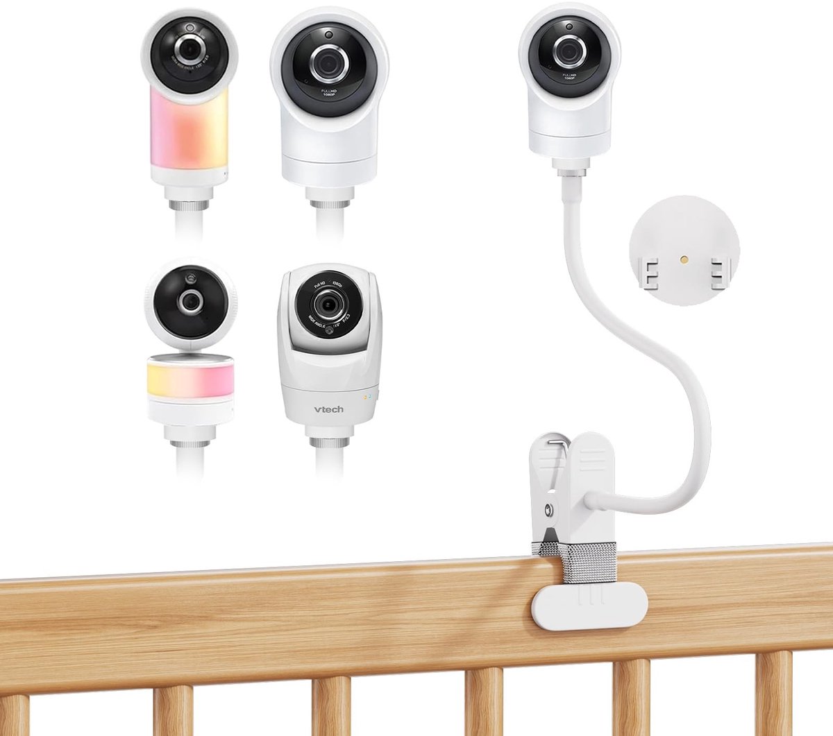 Solidchoice - Babyfoon Stand voor Diverse VTech en Leapfrog Modellen, Eenvoudige Montage