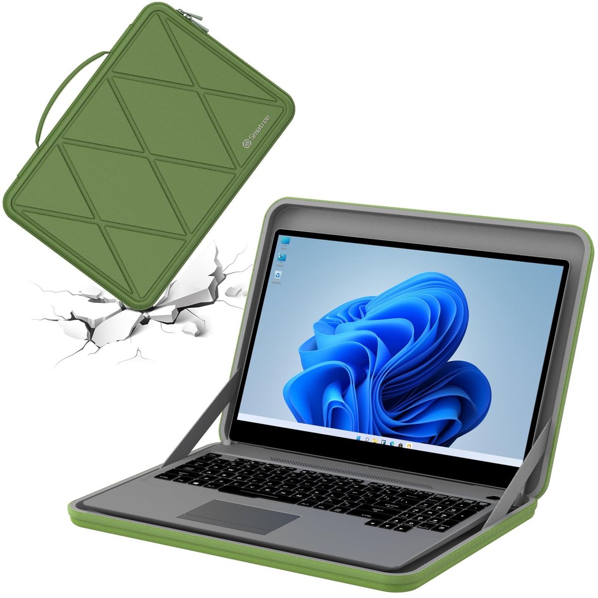Solidchoice - Harde Beschermende Laptophoes 17 Inch voor Diverse Modellen