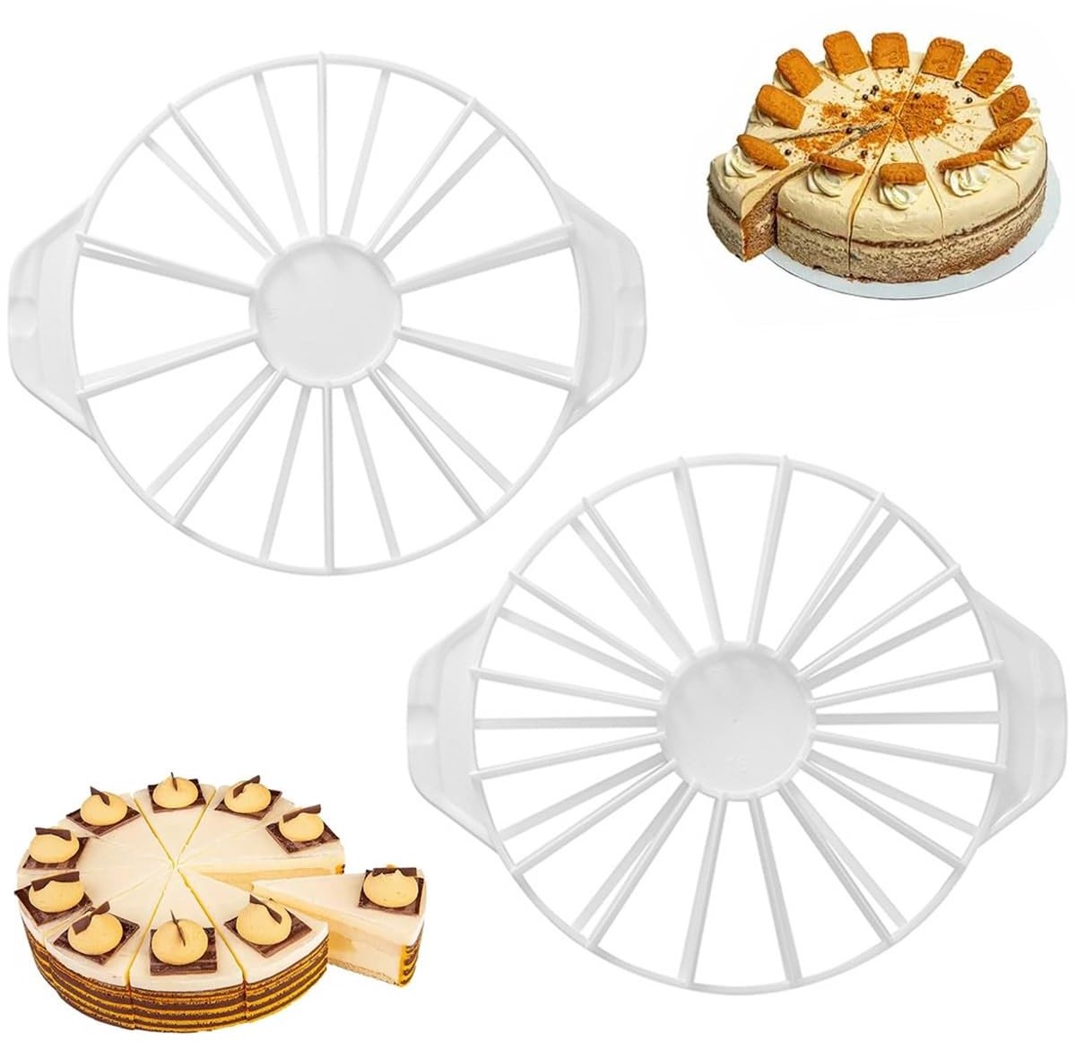 Solidchoice - Set van 2 Cake Delers voor Perfecte Taartslices