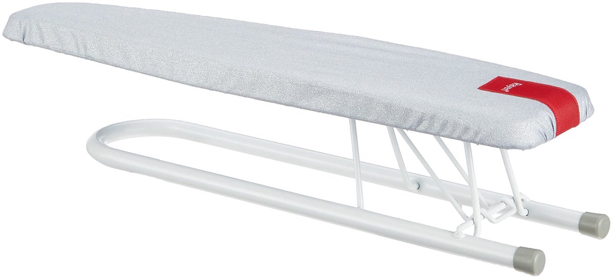 Famanu – Mouw strijkplank van katoen, grijs, 52L x 11W cm, ideaal voor het strijken van mouwen