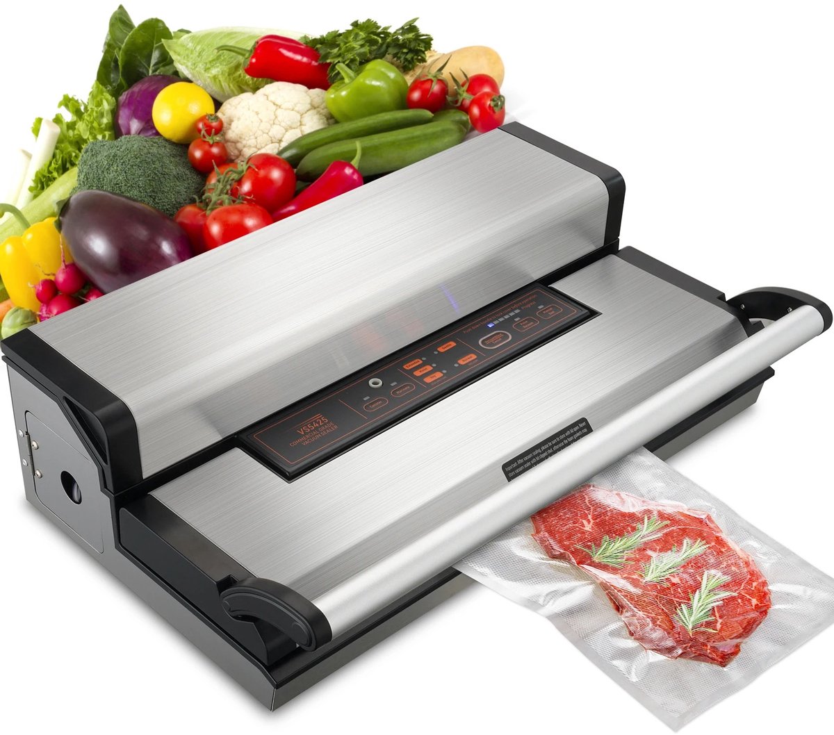 G&G vacumeermachine - Vacuümmachines - Foodsaver - Seal apparaat - Sealer - 30cm x 3mm - Foliesnijder - Timer - Automatisch