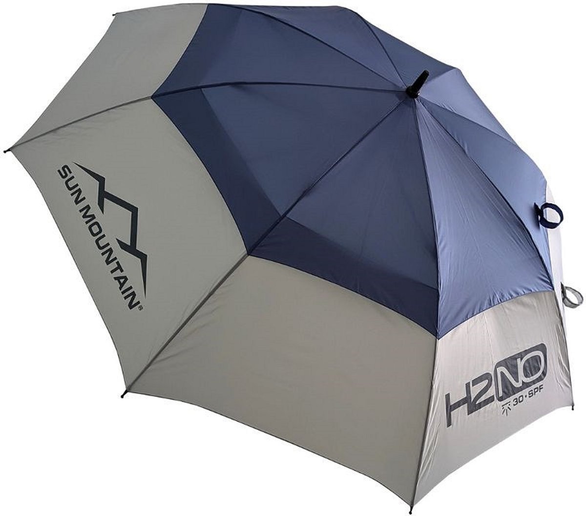 Sun Mountain H2NO UV Oversized Umbrella Nickel Cadet