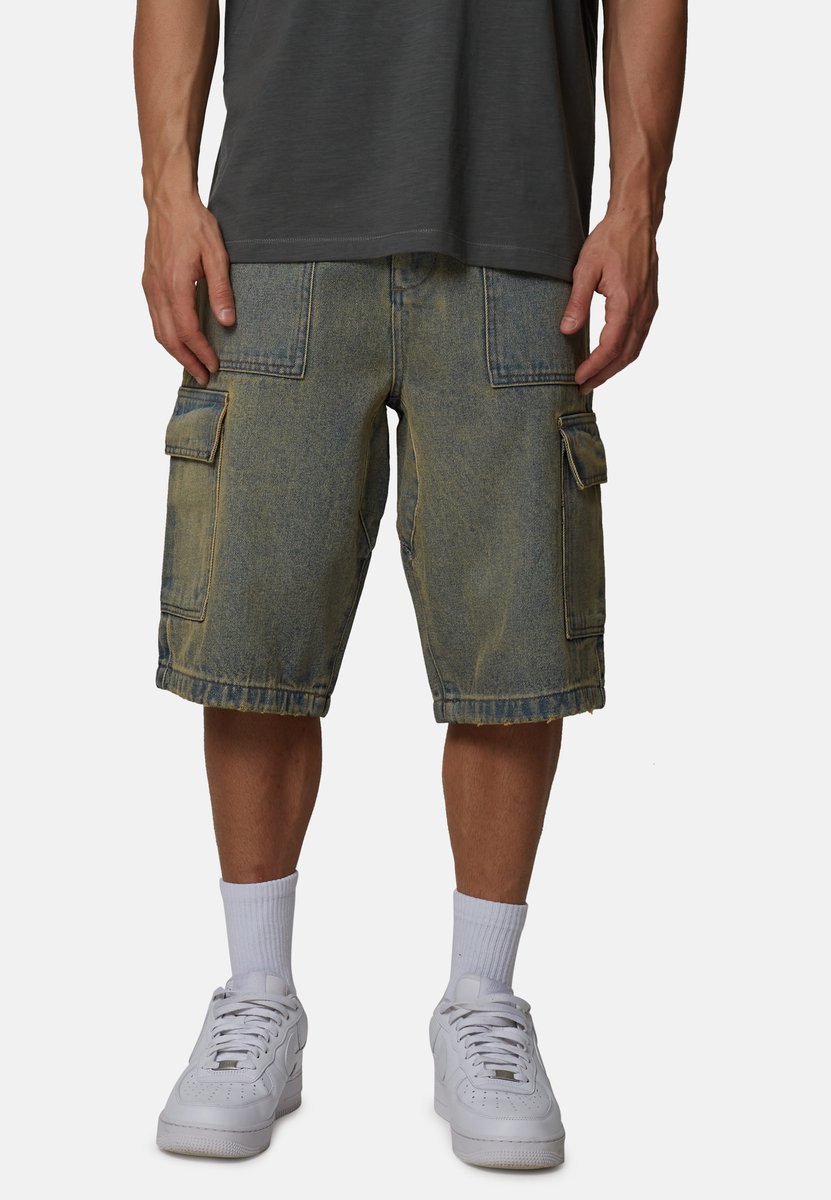 Good For Nothing - Broek - Katoen - Mannen - Maat 28 - blauw