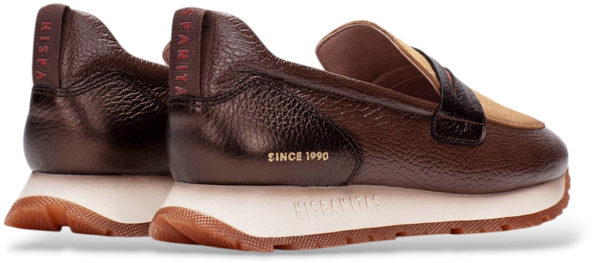 Hispanitas Leren Sport Kansas mocassins
