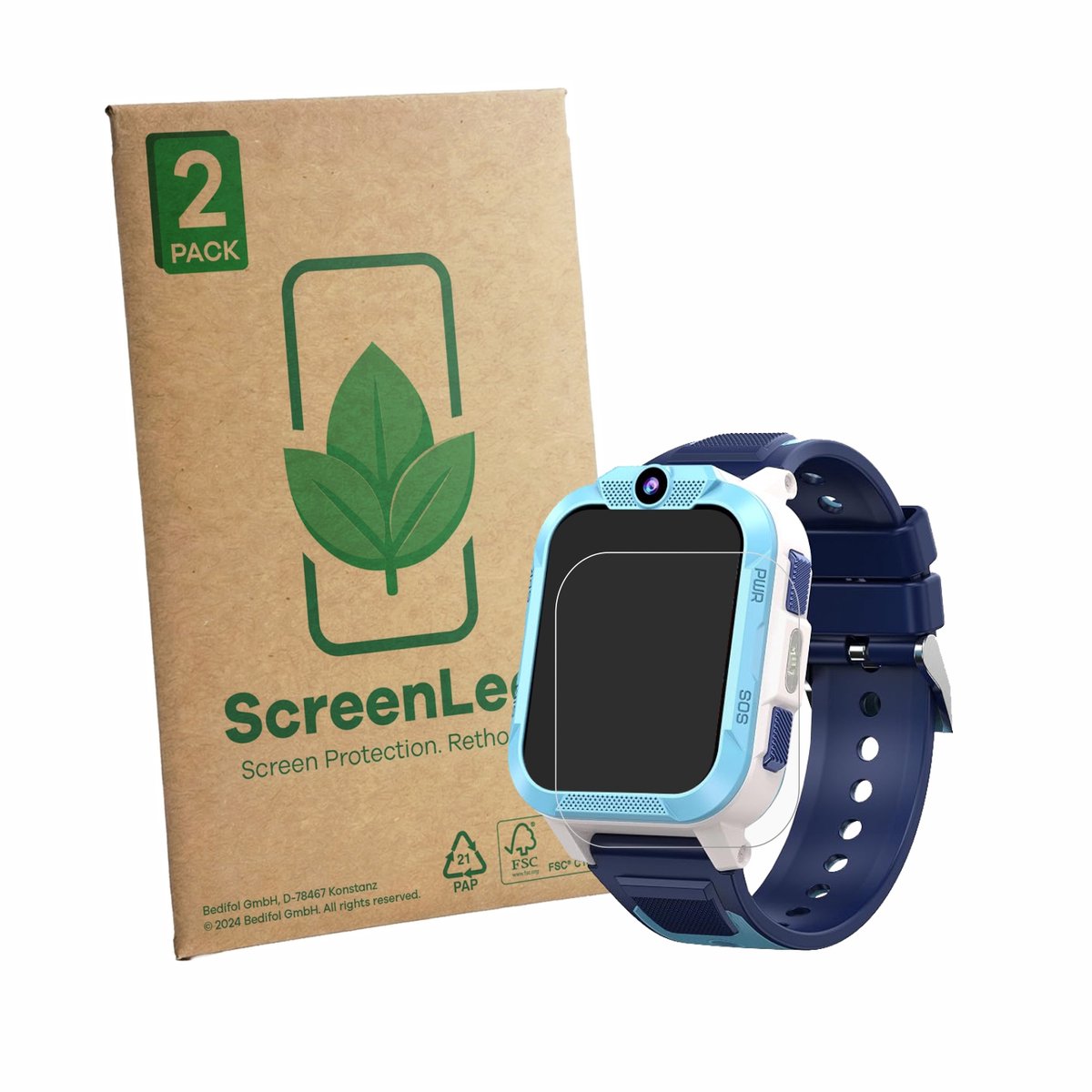 2 Stuks Screenprotector voor Iowodo Z40Pro - Hoogwaardige Beschermfolie transparant