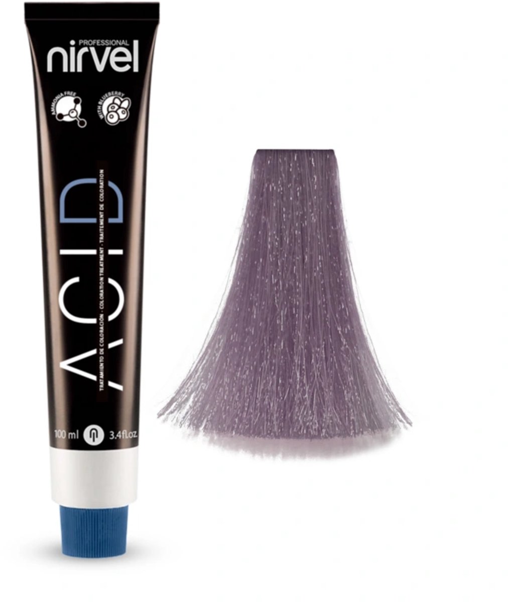 Nirvel ACID PURPLE 9/62 / Professionele haarkleuring met zure pH-waarde 100 ml
